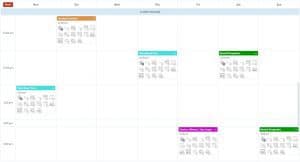 Sample social media schedule for vacation rentals