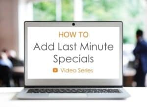 how to add last minute specials